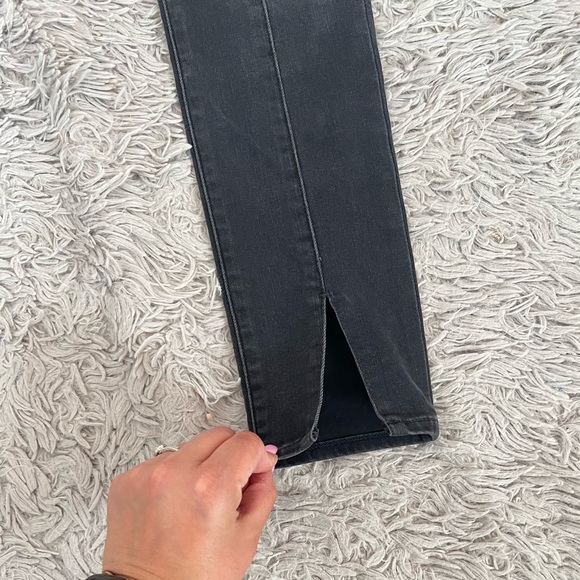Joe’s Jeans The Bella 11” high rise Skinny ankle split front Gray‎ Size 27 - Picture 6 of 16